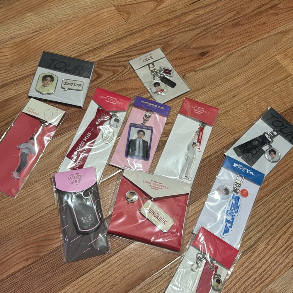 BTS Jongkook pins & charms